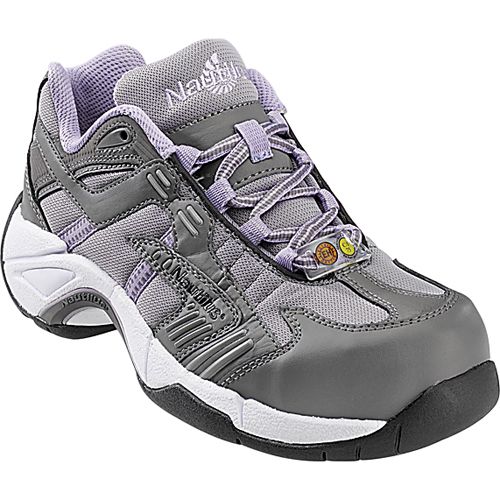 Nautilus Safety Footwear Women's Work Shoes Steel Toe Athletic Grey/Lavender 01450 at Sears.com