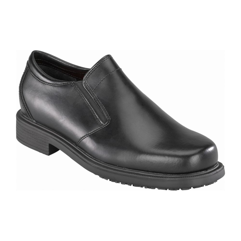 Rockport Classic World Tour Walking Shoes on Rockport Works Men S Shoes Leather Slip On Black Rk6523 Wide Avail