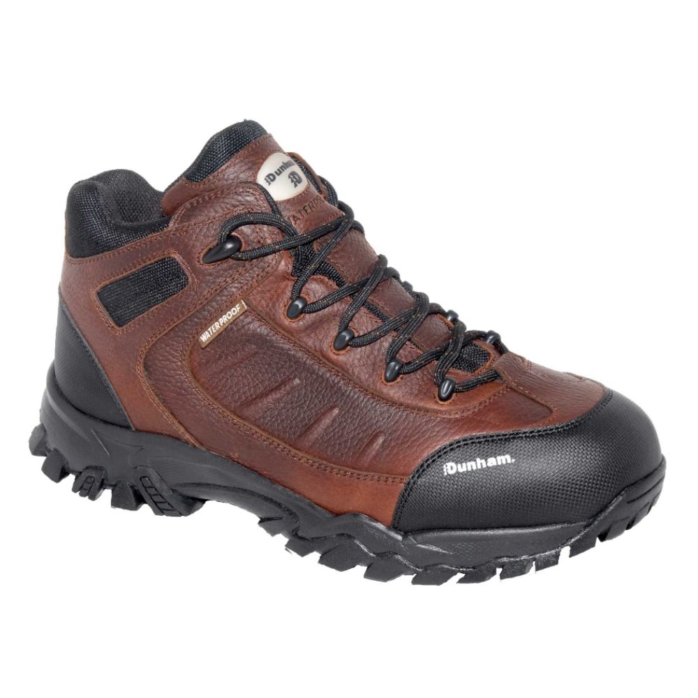 Dunham Men's Work Boots Waterproof Steel Toe Leather Brown 00454 Extra Wide Avail