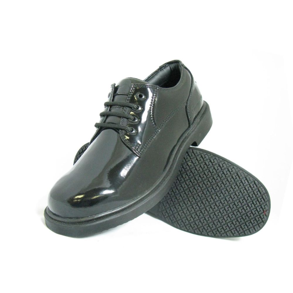 Genuine Grip Men's Slip-Resistant Oxfords Work Shoes #7105 Patent
