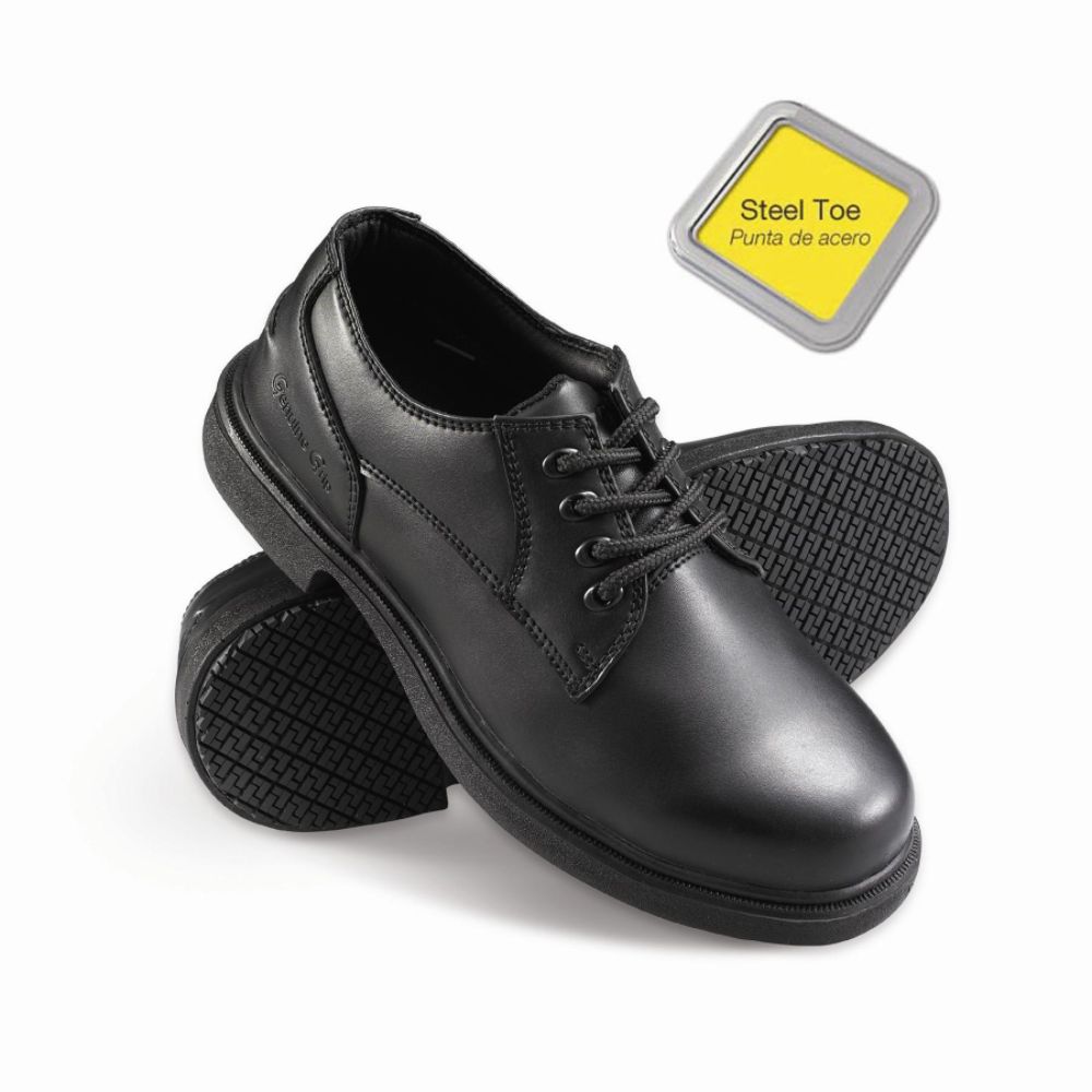 Slip Resistant Shoes   on Grip Women S Slip Resistant Steel Toe Oxfords Work Shoes  710 Black