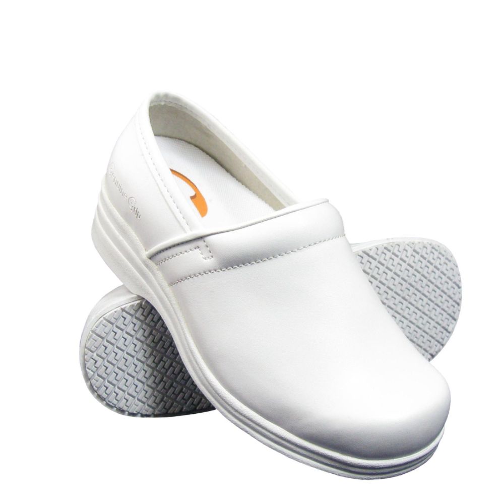 Womenslip Resistant Shoes on Women S Slip Resistant Athletic Work Shoes  215 White  Genuine Grip