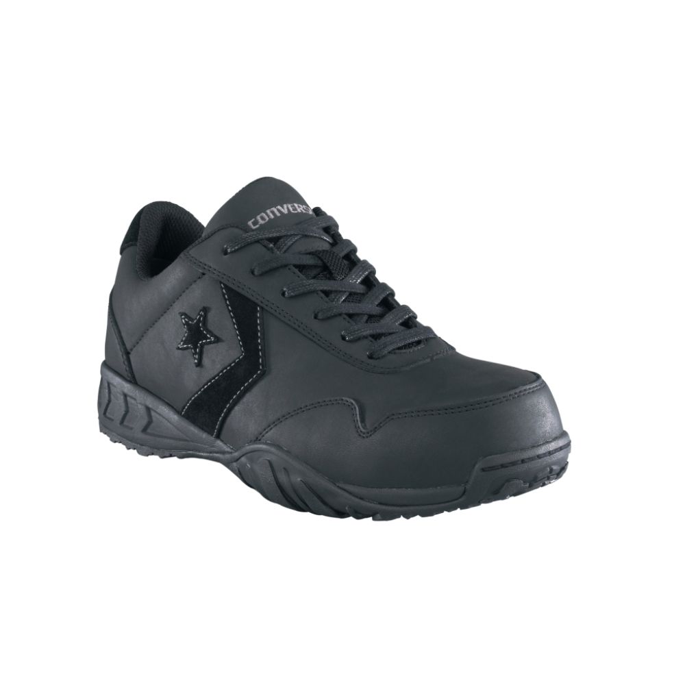 comfy black shoes for work men's