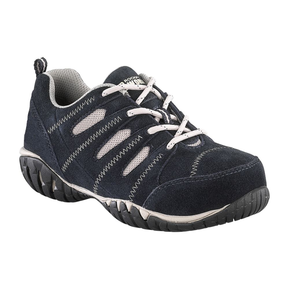Women's Shoes Composite Toe Oxford Navy RK616 Wide Avail