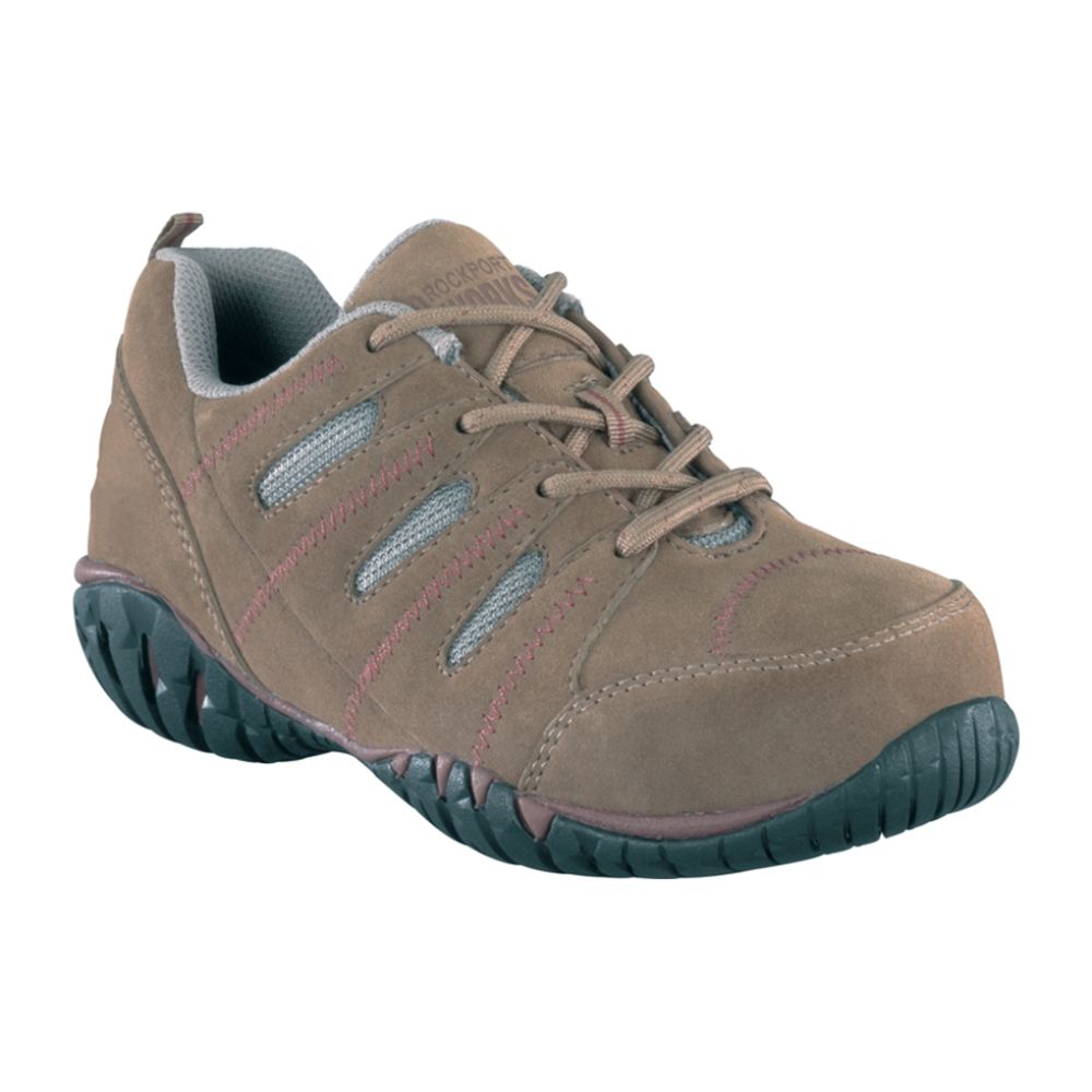 Rockport Works Women's Shoes Composite Toe Oxford Brown RK617 Wide Avail at Sears.com