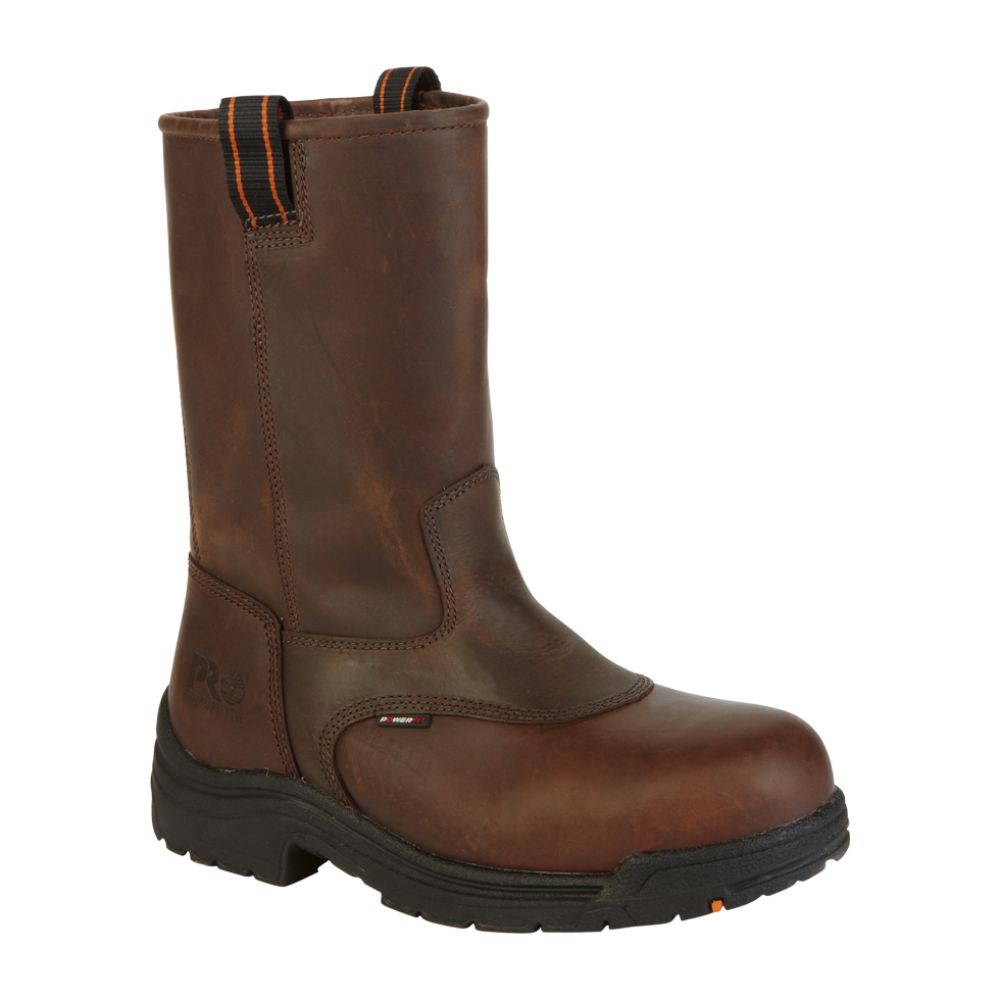 Timberland PRO Men s Work Boot TiTAN Wellington Safety Toe - Brown