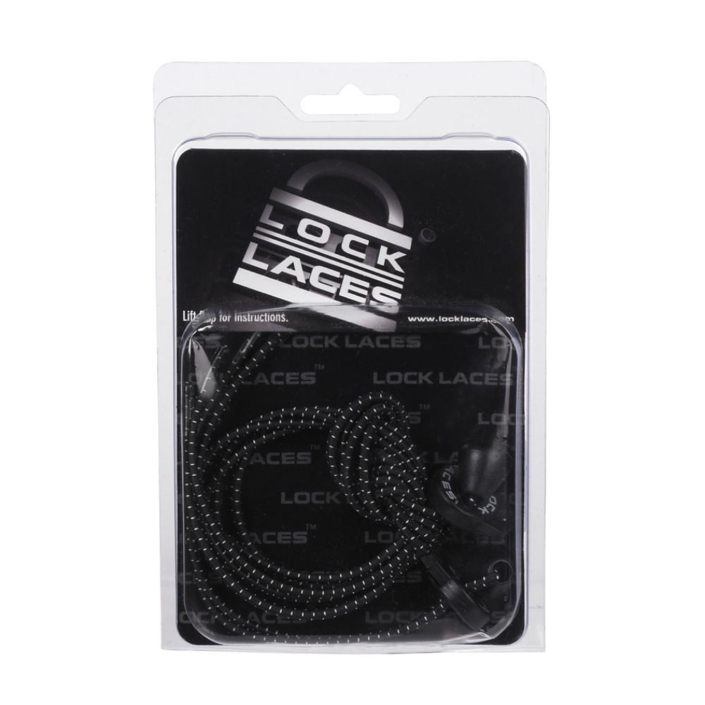Street Smart Lock Laces-Black at Kmart.com