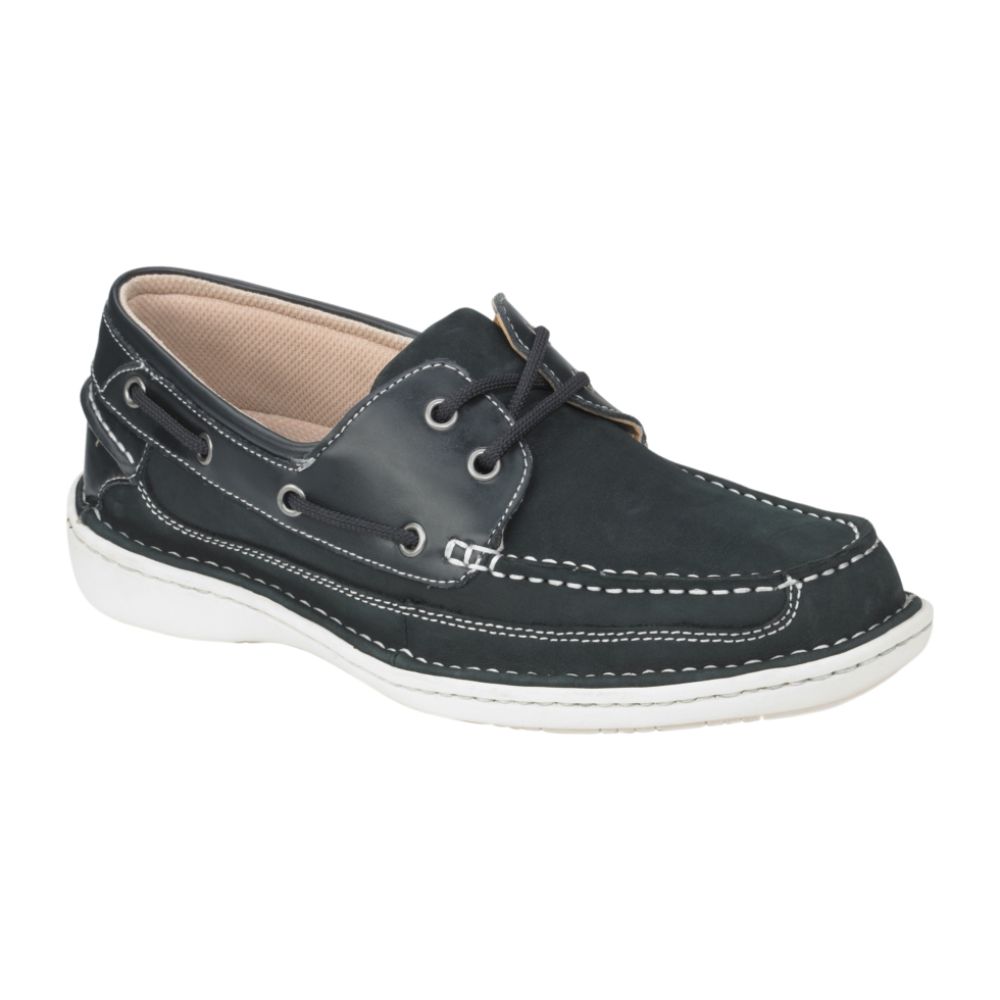 Nunn Bush Men's Squall Boat Shoe - Navy