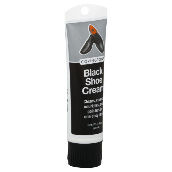 Providence Covington Shoe Cream, Black, 2.5 oz (75 ml)
