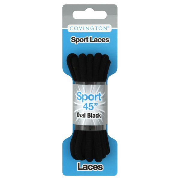 Providence - Covington Laces, Sport, Oval Black, 45 Inch, 1 set