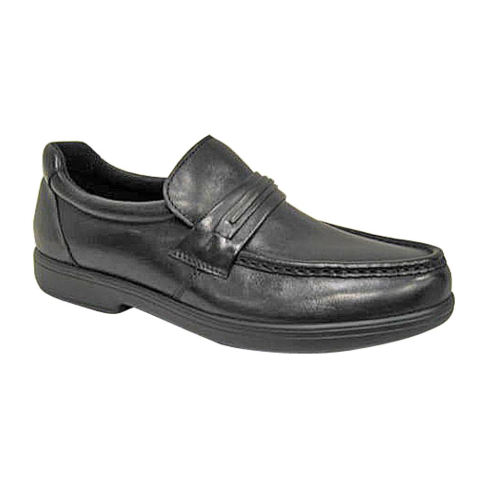 Casual Men's Black Shoes | Sears | Plus Mens Non Slip Black Shoes ...
