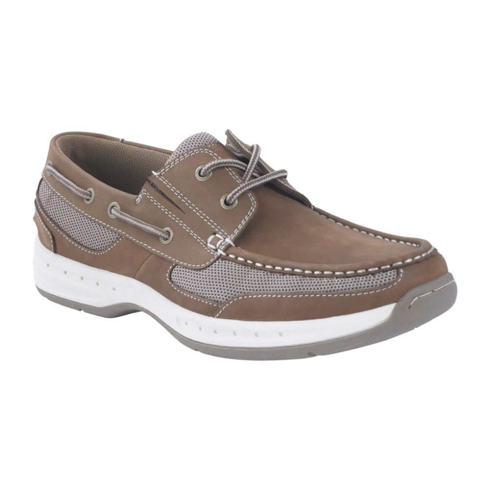Thom McAn Men's Mooring Boat Shoe - Tan at Sears.com