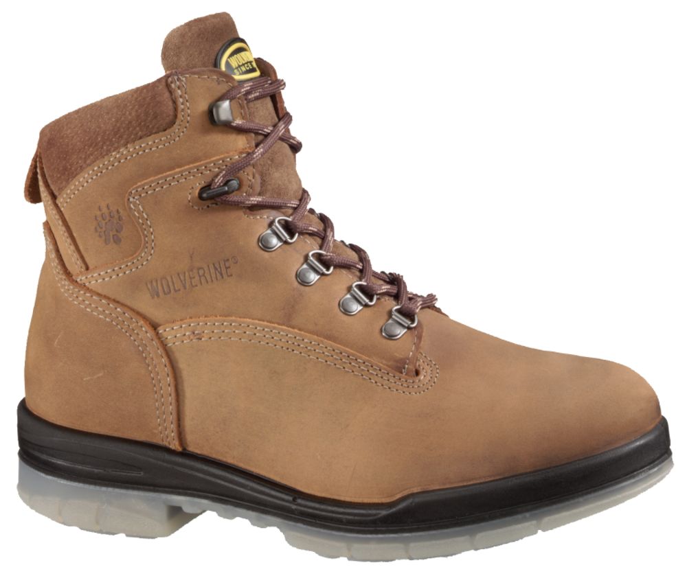 Wolverine Men's Work Boots Leather Waterproof 6" Brown W03226 Wide Avail at Sears.com