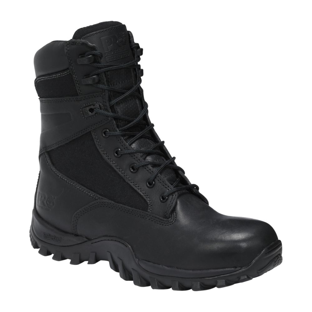 Timberland PRO Men's McClellan 8 Inch Waterproof Boot-Black