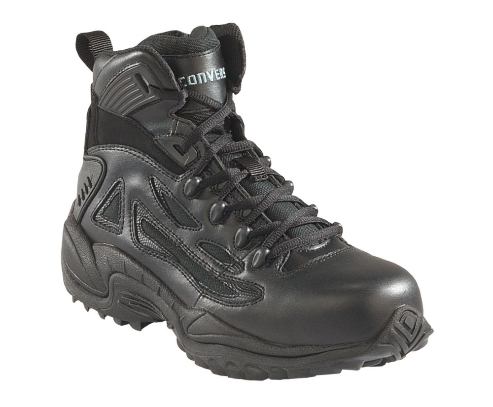 Converse Steel  Shoes   on Converse Duty Uniform Men S Boots Tactical Leather Soft Toe Black