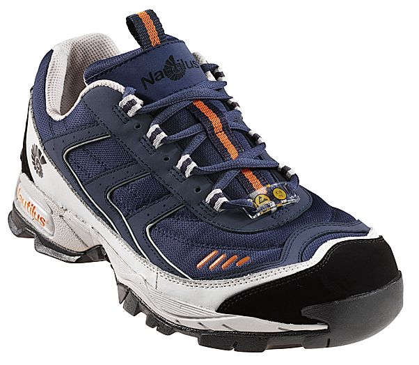 Comfortable Wide Shoes on Nautilus Women S Work Shoes Athletic Navy 01376 Wide Avail