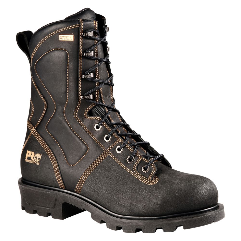 Timberland Pro Men's Work Boots TiTAN Terrain 10" Waterproof Black 52567