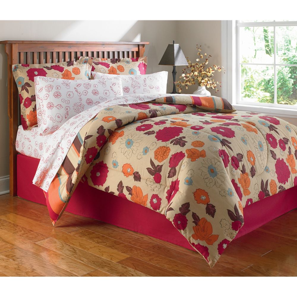 Essential Home Complete Bed Set - Blossom 