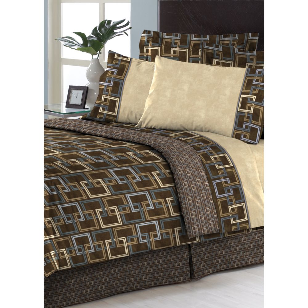 Essential Home Easy Care Interval 180 Thread Count Complete Bed