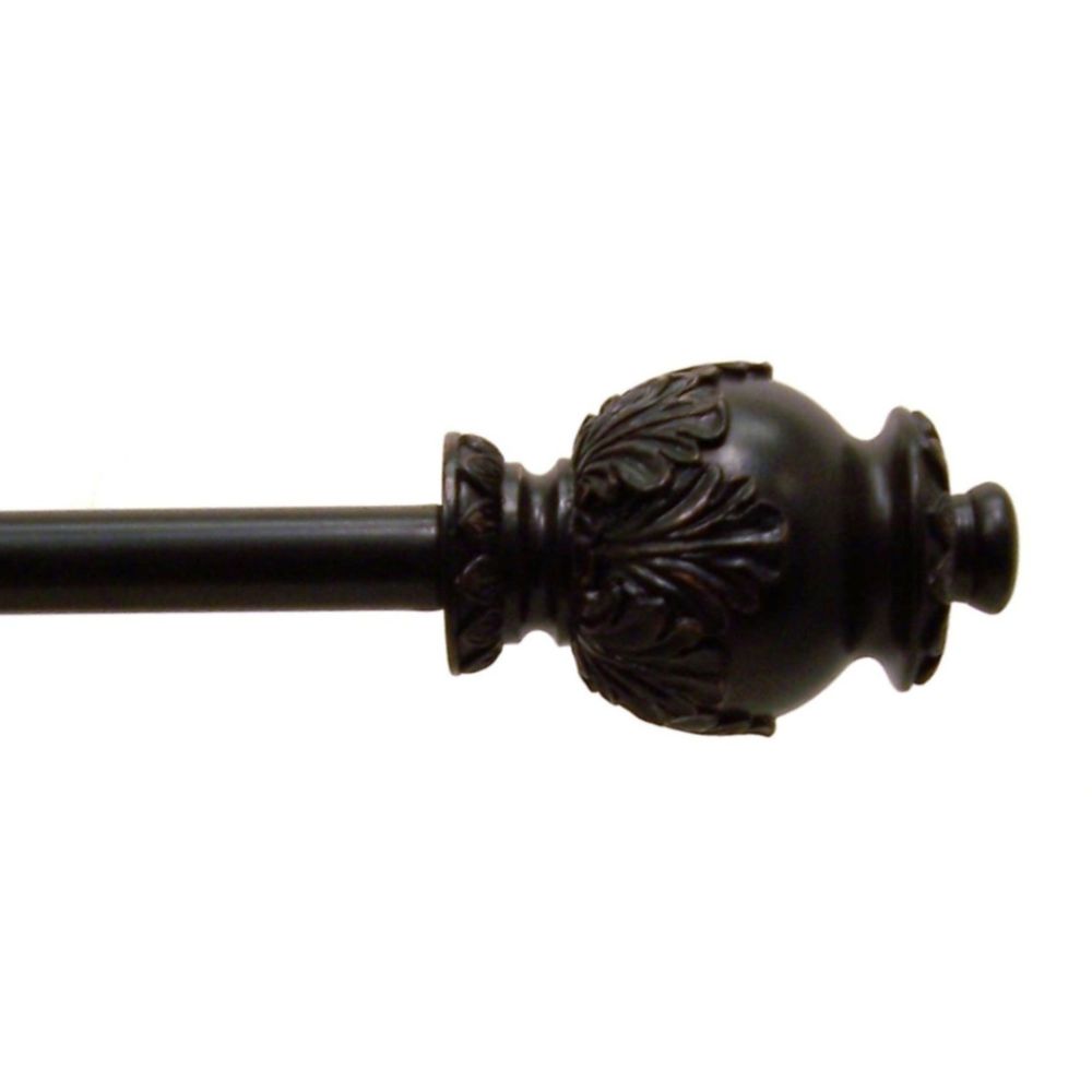 Jaclyn Smith Today Artistry Window Hardware Burnish Bronze Rod Set