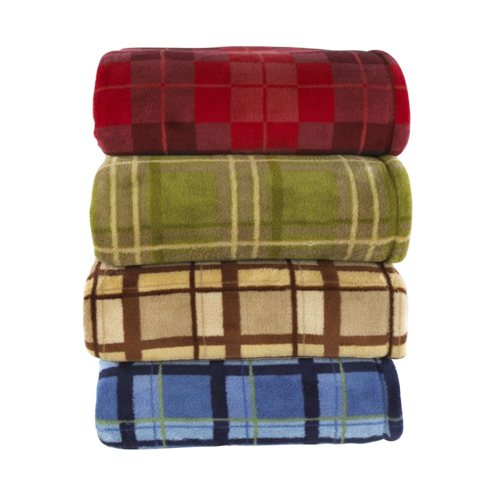 Essential Home Plaid Snuggle Throw at Kmart.com