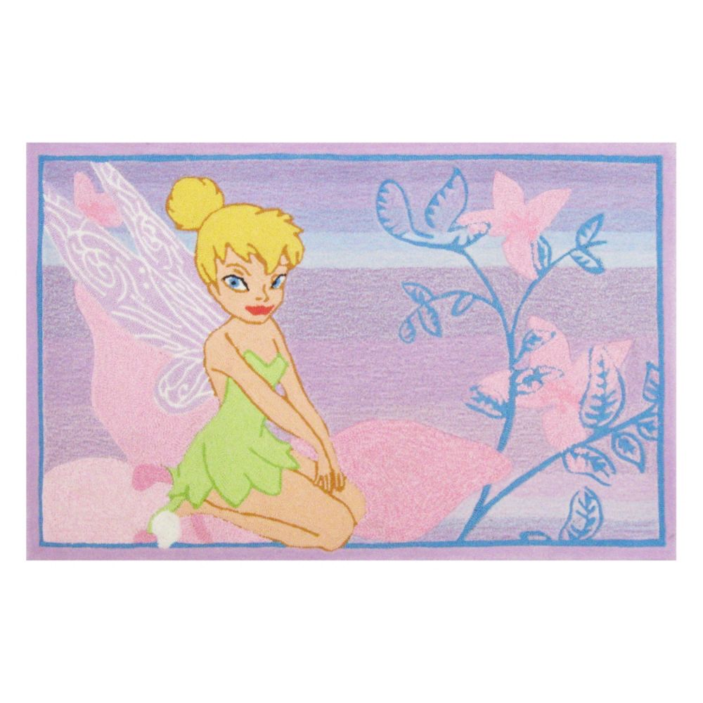 Disney Tinkerbell Tinkerbell Botanical Flowers Area Rug - 5'x7' at Kmart.com