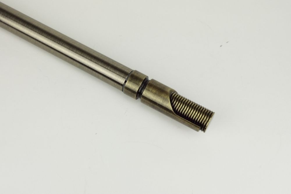Rod Desyne 66A66 Decorative 3/4" Drapery Rod   66"-120" w/ Bolt Finials - Antique Brass at Sears.com