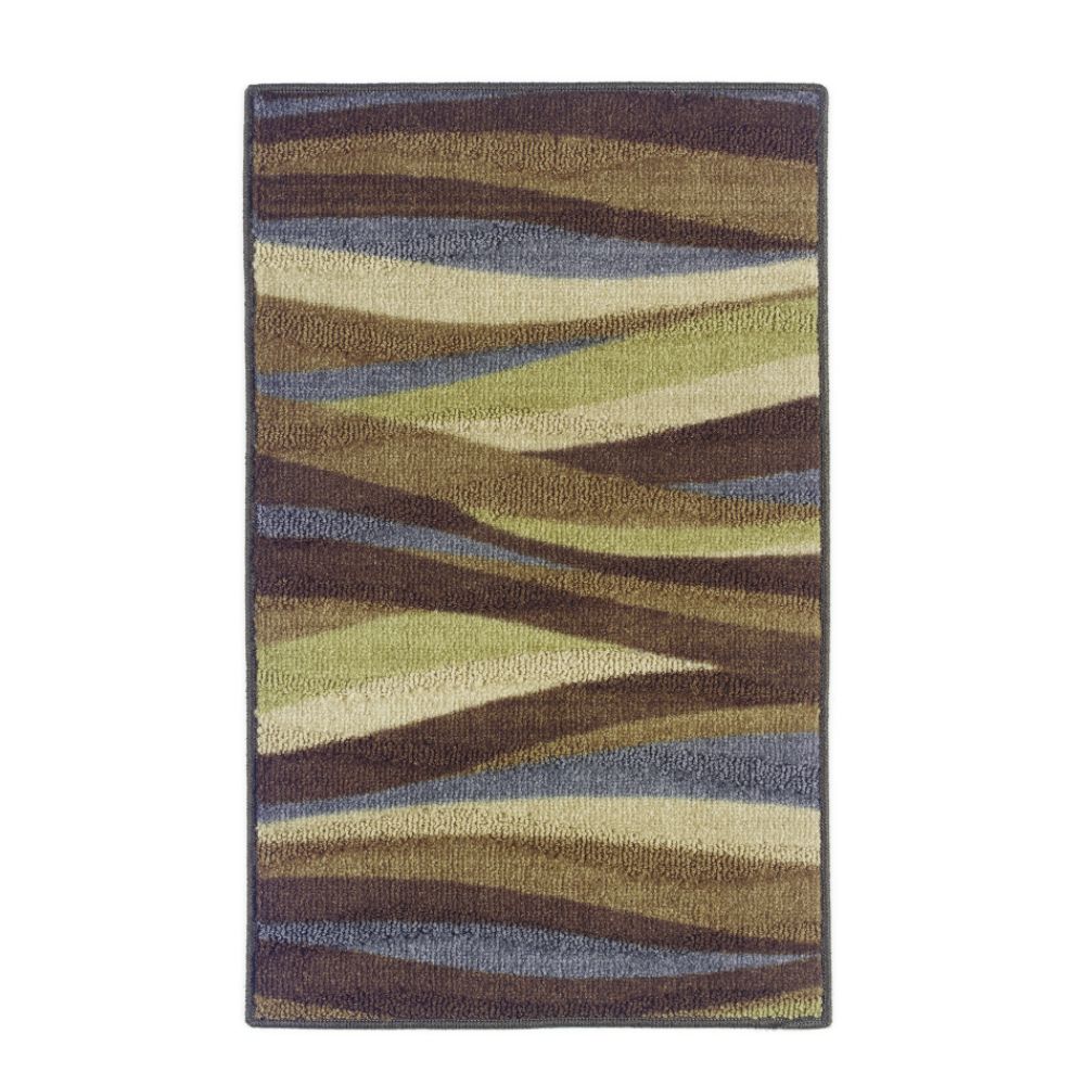 Jaclyn Smith Today Abstract Stripe 20X34 Light Chocolate Rug at Kmart.com