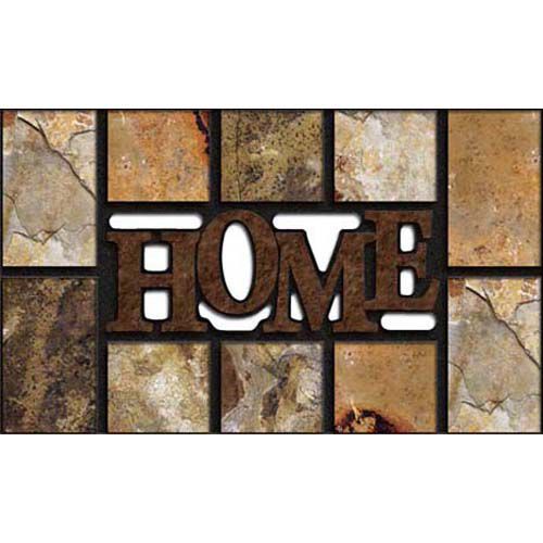 Essential Home Welcome Mat 18 in x 30 in - Slate Brown at Sears.com