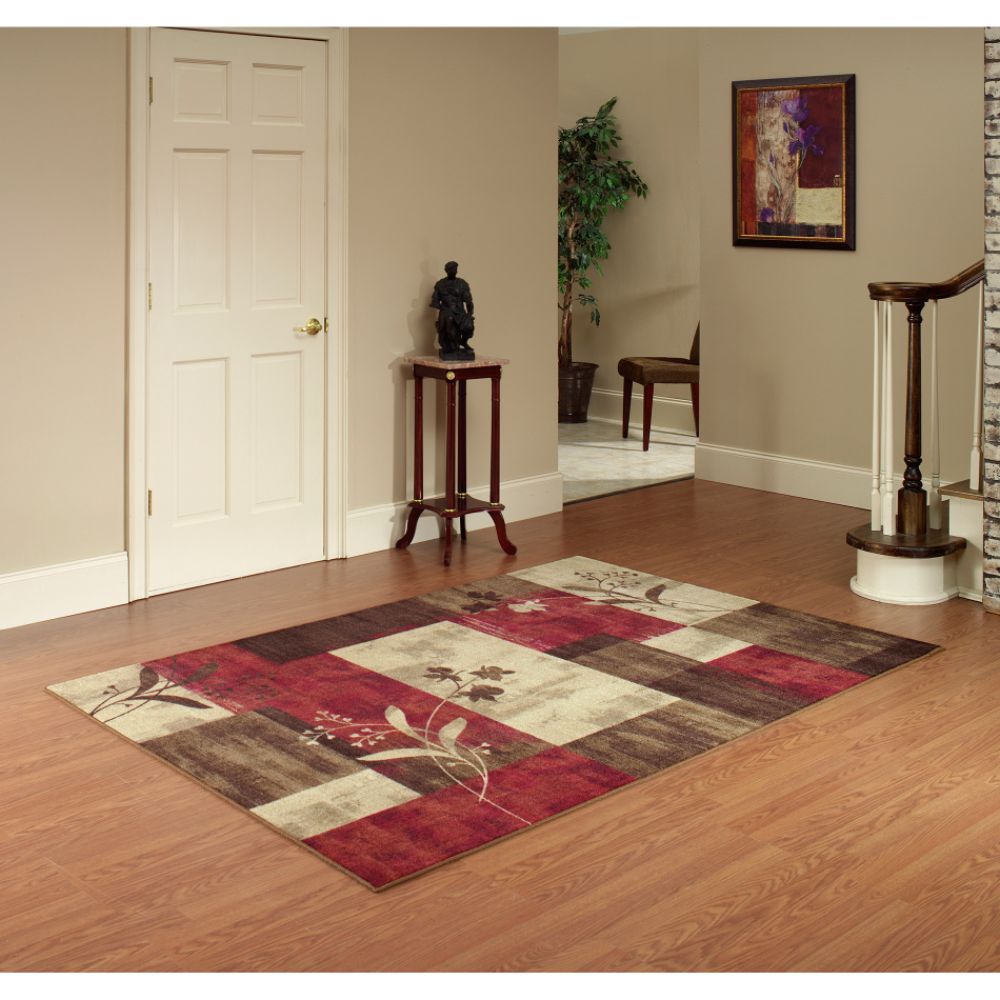 Essential Home Geometric Floral Rug, 60"x90" at Kmart.com
