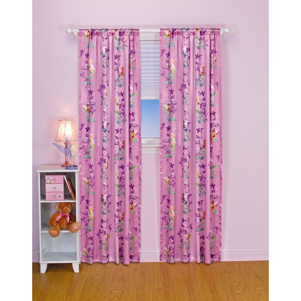 Disney Fairies Stripe Panel, 42 Inch x 84 Inch 