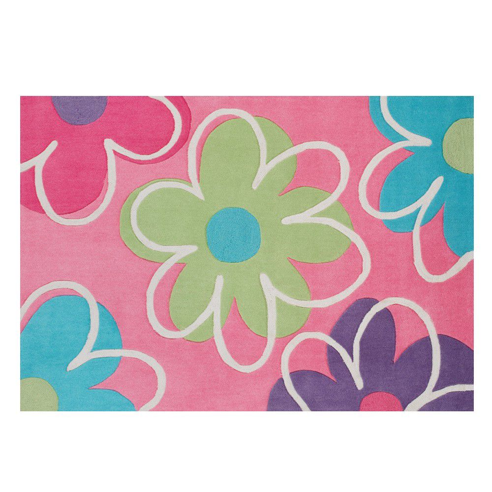 Flower Rug, 48"x70"