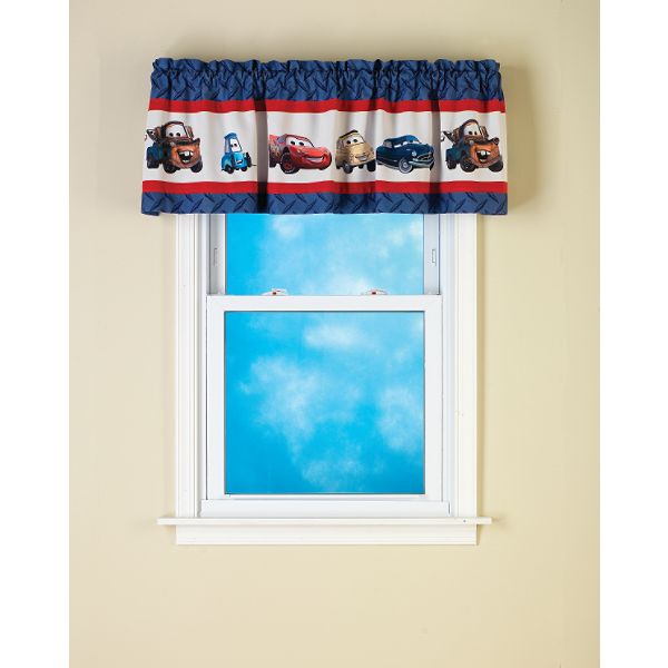 Disney Cars Line Up 60 in x 15 in Valance 
