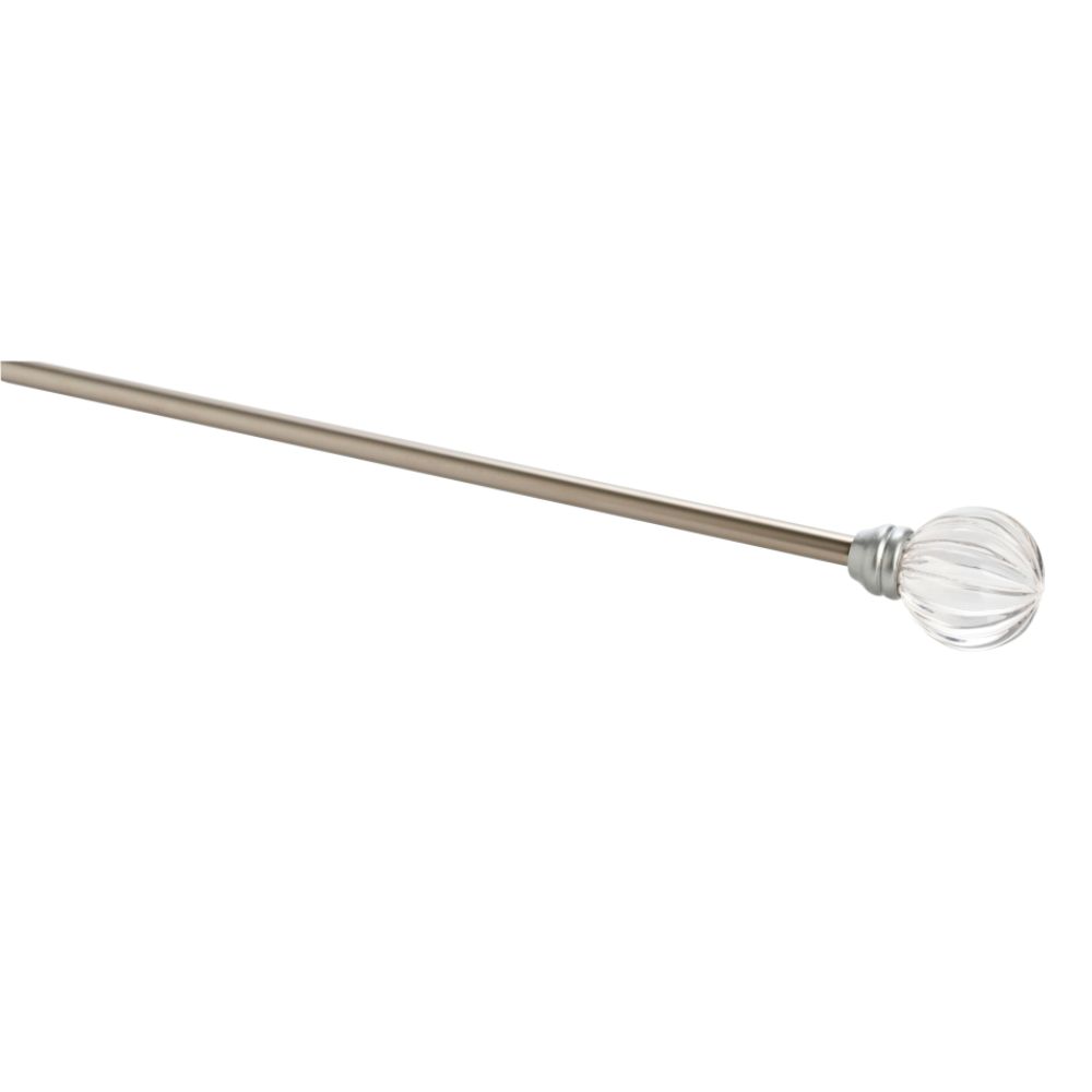 Decorative Clear Curtain Rod Set Adjustable 28–48 Inches at Kmart.com