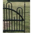 Garden Fence End Panel