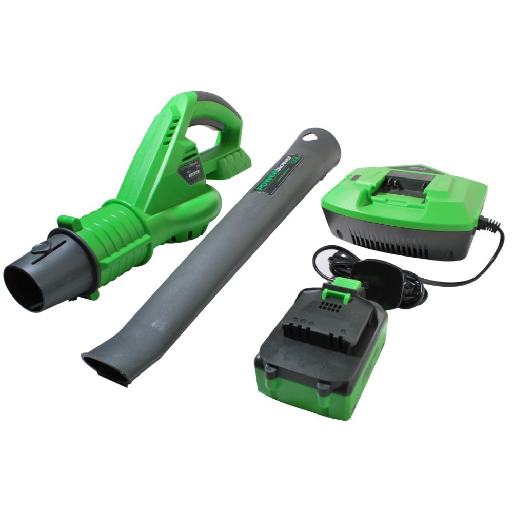 CEL CEL Cordless Blower With 18V LiIon Battery And Fast Charger