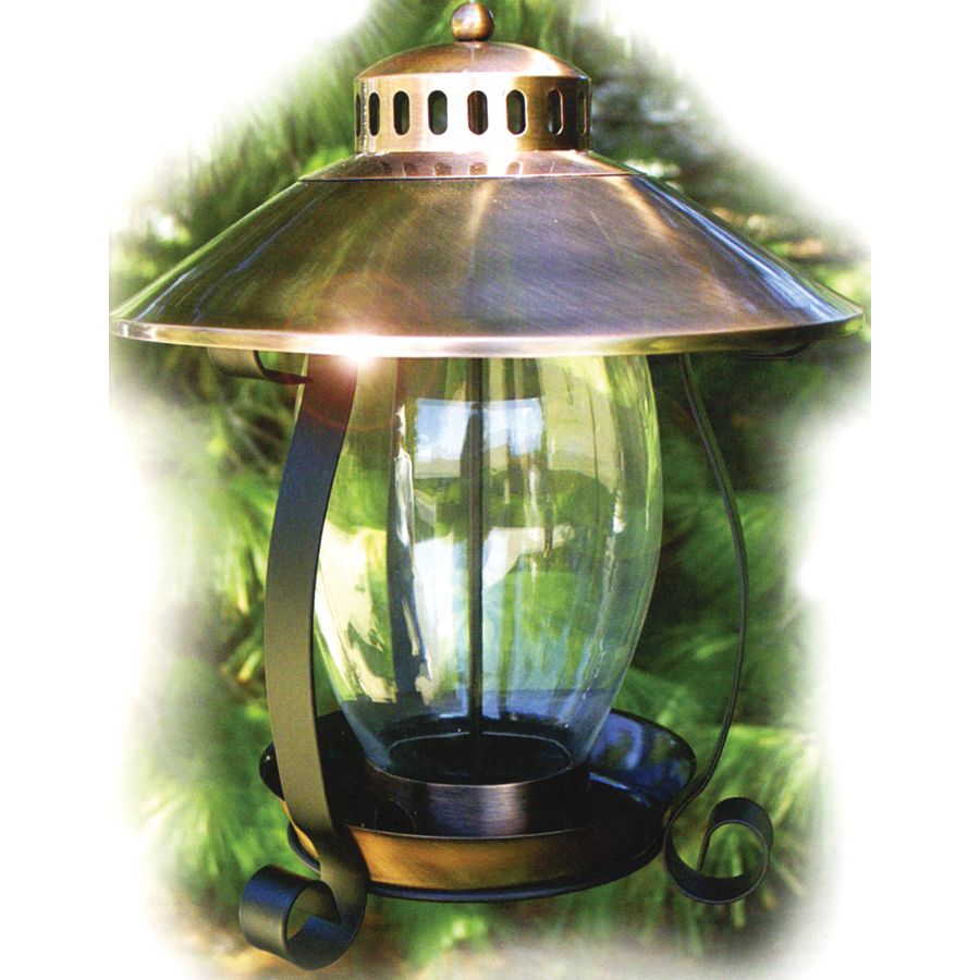 Woodlink Coppertop Brushed Copper Lantern Bird Feeder