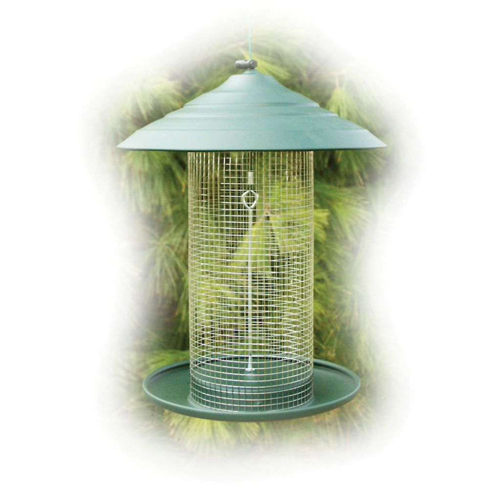 Woodlink Audubon Magnum Steel Green Sunflower Bird Feeder