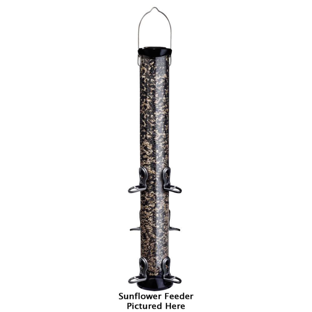 Droll Yankee Onyx Nyjer Tube Bird Feeder