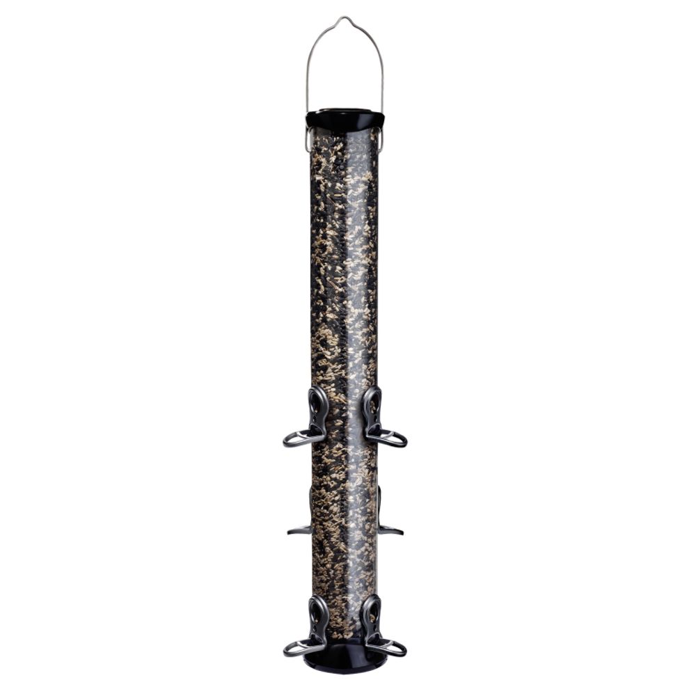 Droll Yankee Onyx Sunflower Tube Bird Feeder