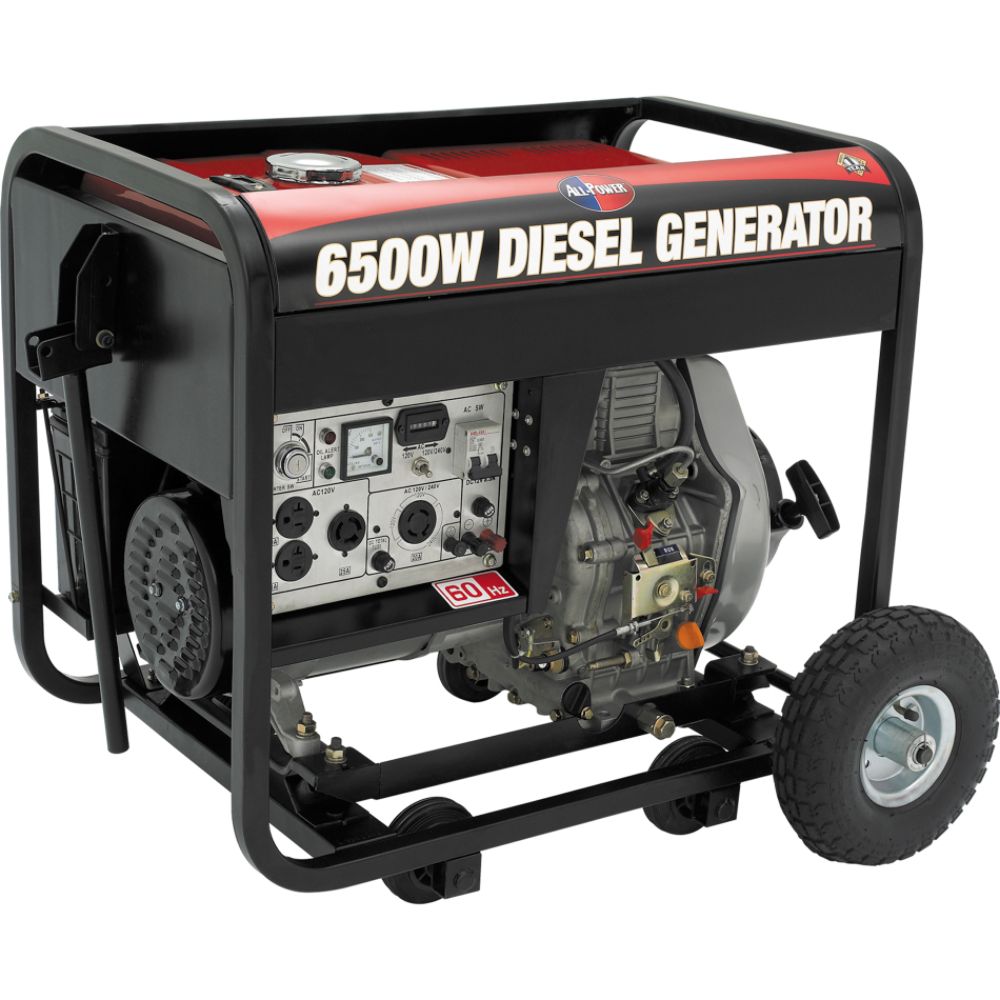 All Power America 5000Watts 6500Watts surge 10 HP Diesel generator - 49 States