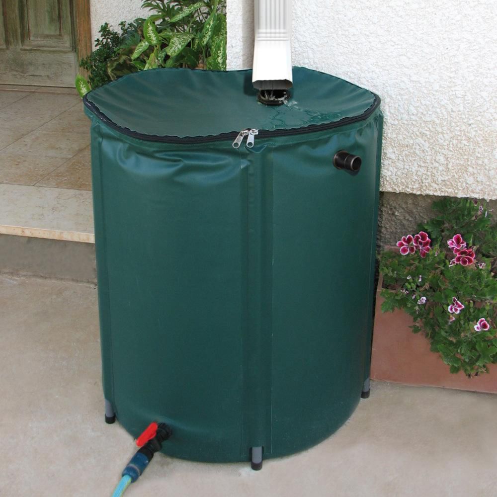 Heaven & Earth 52 Gallon Knock Down Rain Barrel
