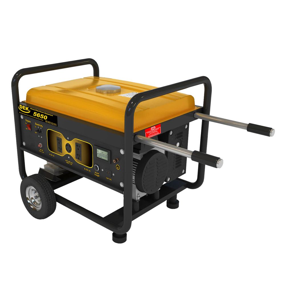 DEK 7345 Watt Generator 5650 Continuous Watts- 11HP - 49 State