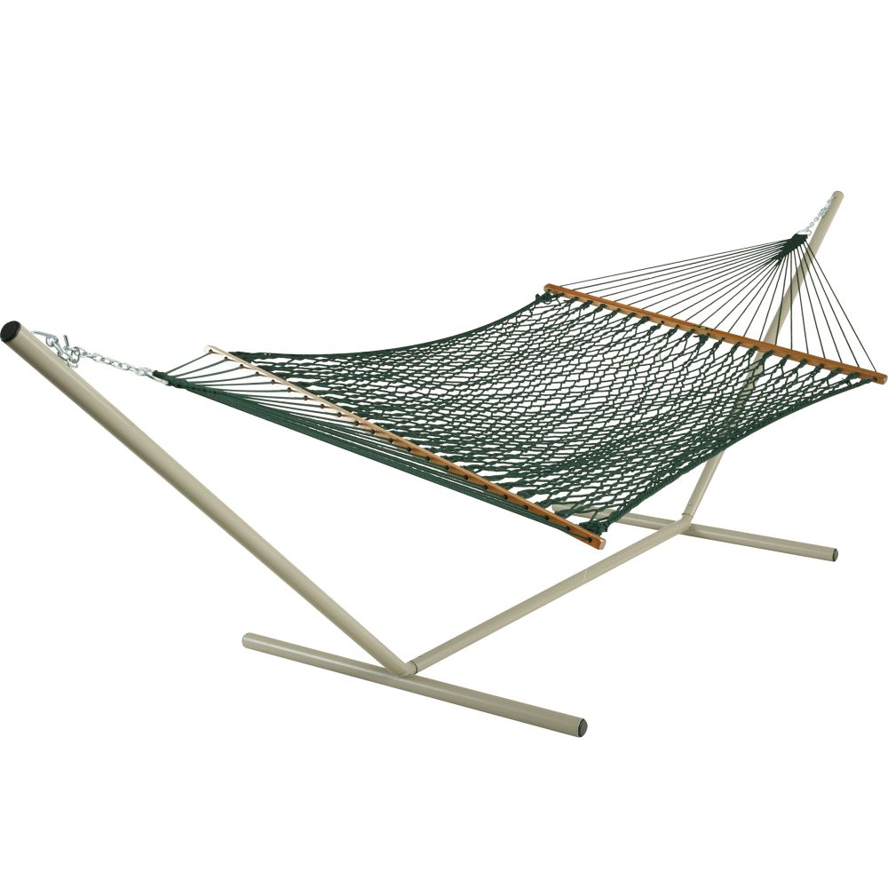Pawleys Island Large 55 in. W x 82 in. L (13 ft. Long) DuraCord Rope Hammock - Green at Kmart.com