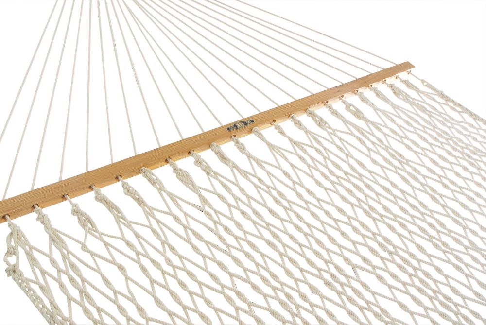 Pawleys Island Large 55 in. W x 82 in. L (13 ft. Long) DuraCord Rope Hammock - Oatmeal at Kmart.com