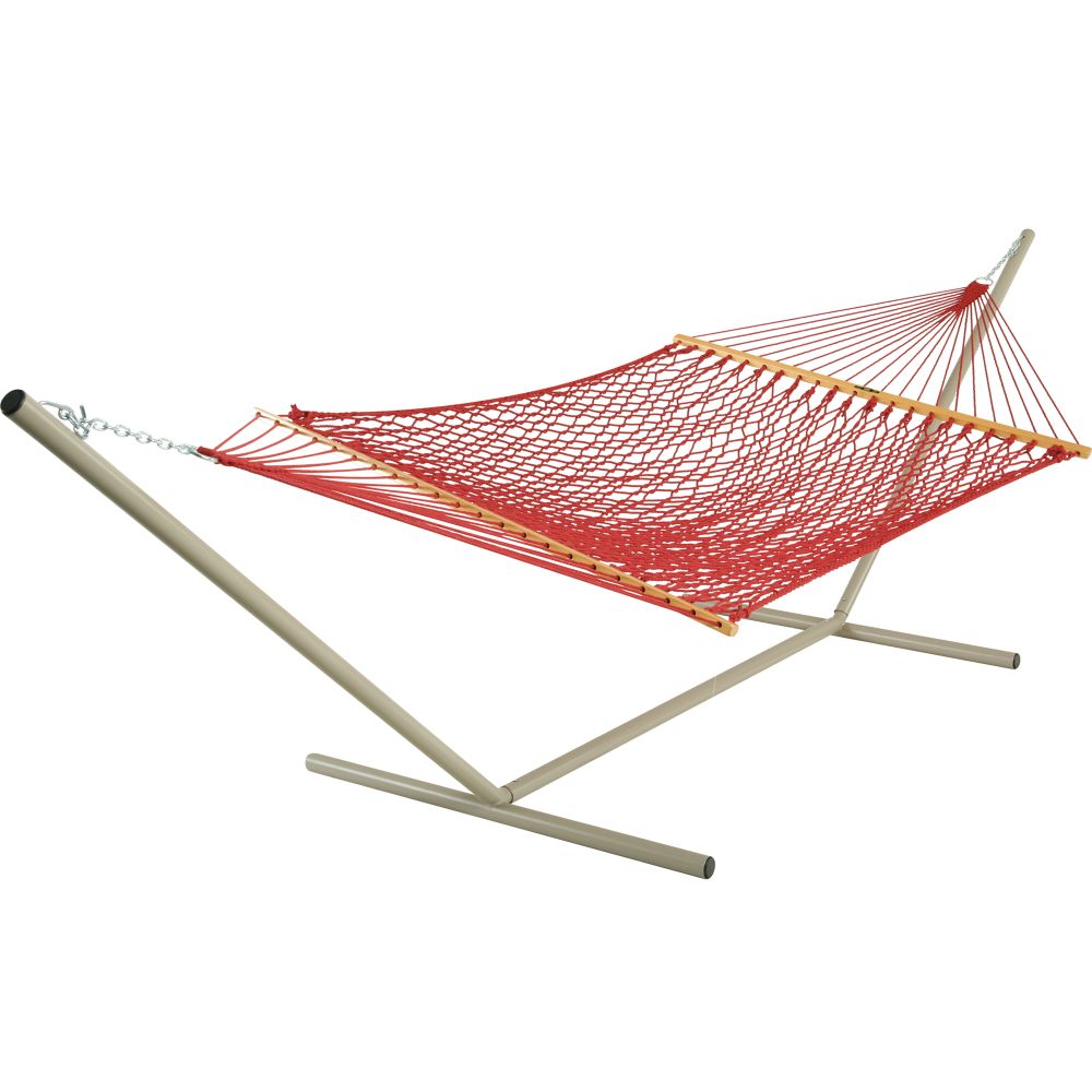 Pawleys Island Large 55 in. W x 82 in. L (13 ft. Long) DuraCord Rope Hammock - Garnet at Kmart.com