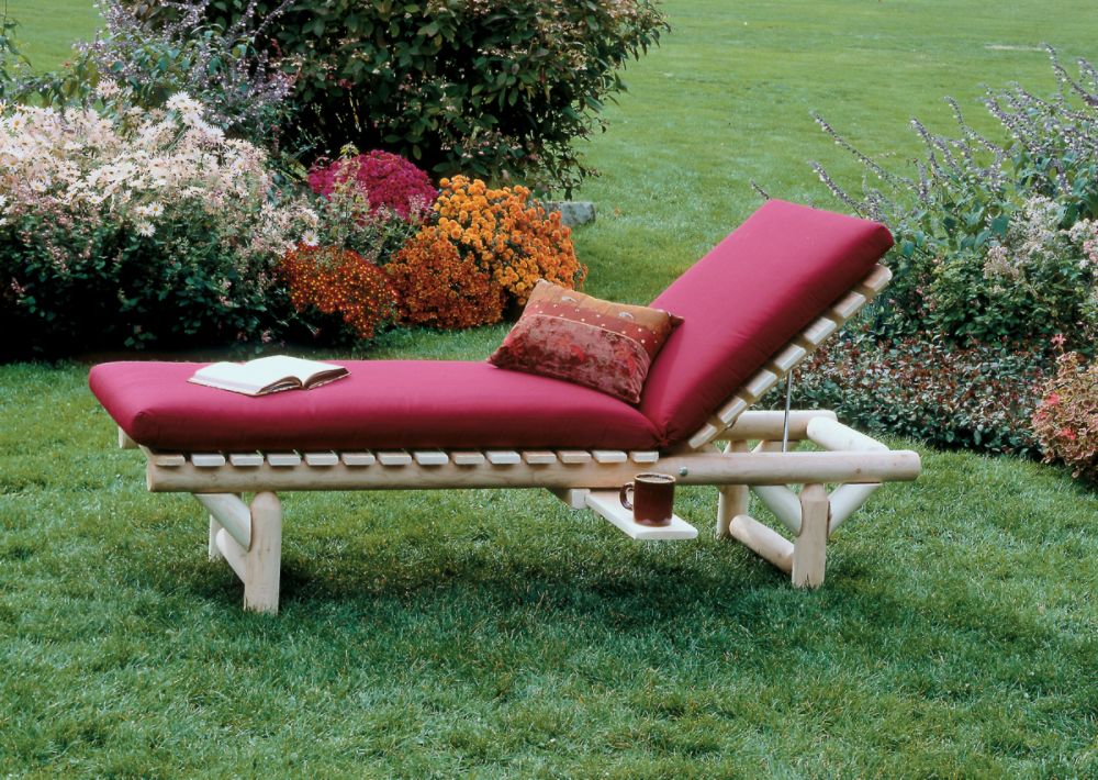 Cedar Looks Patio Lounge Log ChairCedar Looks 17