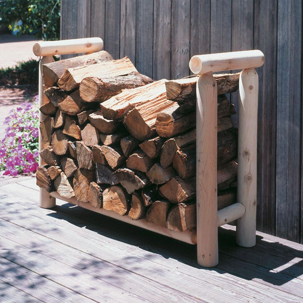 Cedar Looks Firewood Rack Log, 4' at Sears.com