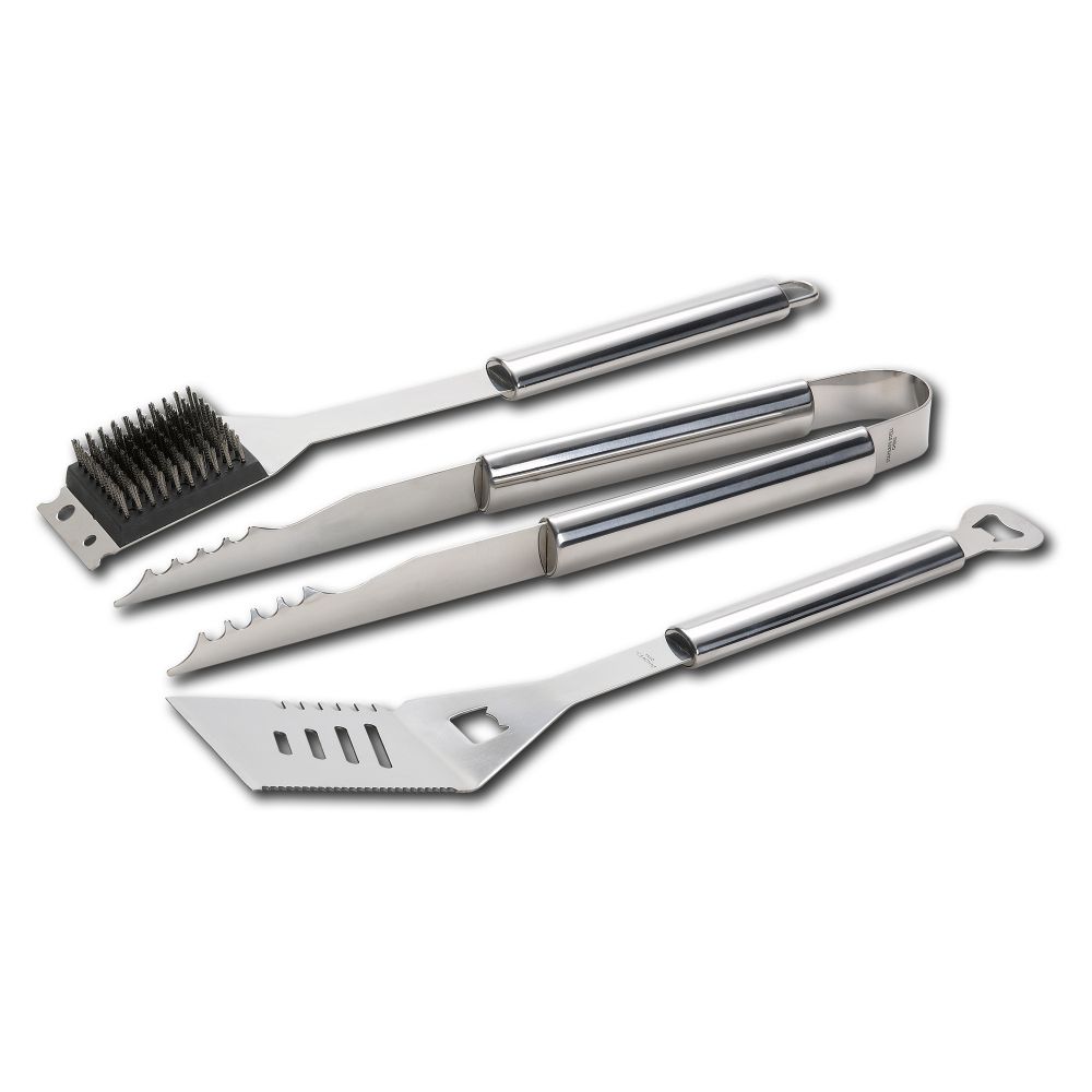 Stainless Steel 3-Piece Barbecue Set