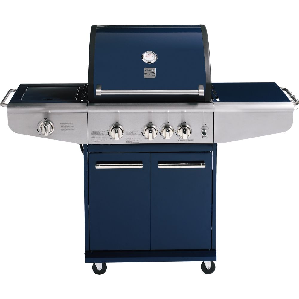 Kenmore 3 Burner Gas Grill with Back Burner - Blue